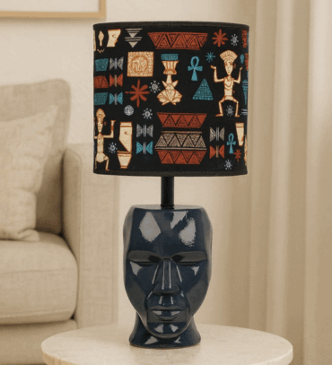 Abat-jour artisanal wax - Réf. AB01 (H. 51 cm x Diam. chapeau 28 cm)