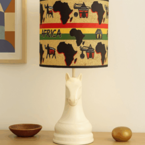Abat-jour artisanal wax - Réf. AB010 (H. 63 cm x Diam. chapeau 28 cm)
