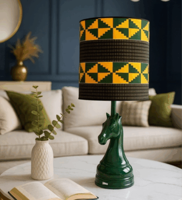 Abat-jour artisanal wax - Réf. AB011 (H. 63 cm x Diam. chapeau 28 cm)