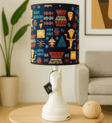 Abat-jour artisanal wax - Réf. AB012 (H. 63 cm x Diam. chapeau 28 cm)