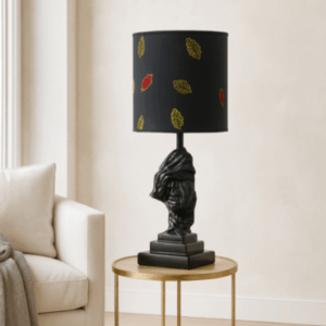 Abat-jour artisanal wax - Réf. AB015 (H. 64 cm x Diam. chapeau 29 cm)