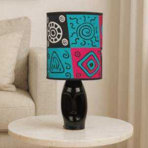 Abat-jour artisanal wax - Réf. AB018 (H. 51 cm x Diam. chapeau 22 cm)