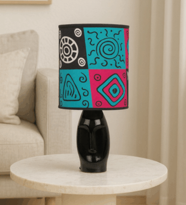 Abat-jour artisanal wax - Réf. AB018 (H. 51 cm x Diam. chapeau 22 cm)