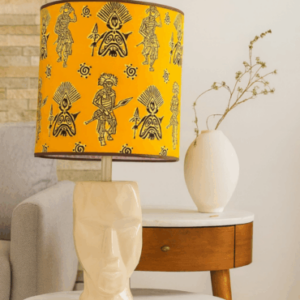 Abat-jour artisanal wax - Réf. AB02 (H. 51 cm x Diam. chapeau 28 cm)