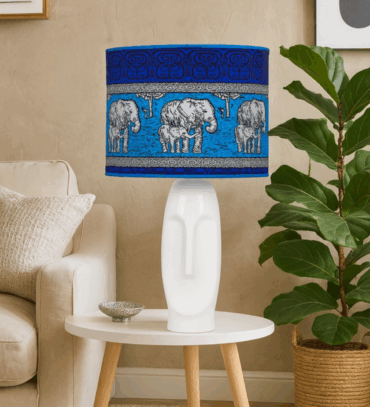 Abat-jour artisanal wax - Réf. AB020 (H. 51 cm x Diam. chapeau 22 cm)