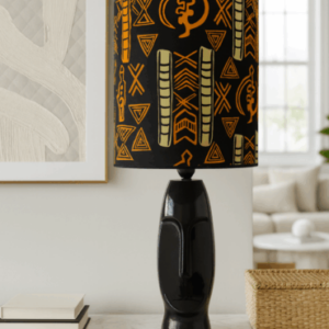 Abat-jour artisanal wax - Réf. AB021 (H. 51 cm x Diam. chapeau 22 cm)