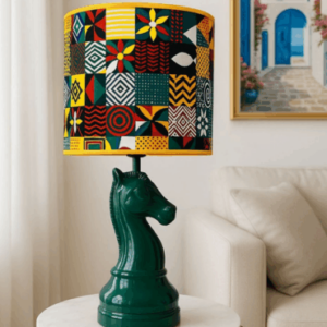 Abat-jour artisanal wax - Réf. AB022 (H. 63 cm x Diam. chapeau 28 cm)