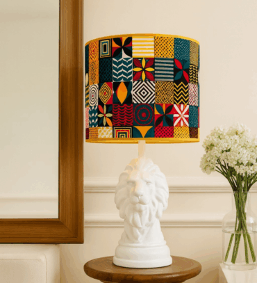 Abat-jour artisanal wax - Réf. AB023 (H. 62 cm x Diam. chapeau 28 cm)