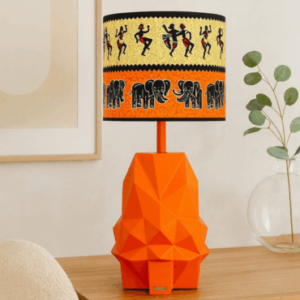 Abat-jour artisanal wax - Réf. AB031 (H. 65 cm x Diam. chapeau 28 cm)