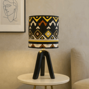 Abat-jour artisanal wax - Réf. AB044 (H. 34 cm x Diam. chapeau 17 cm)