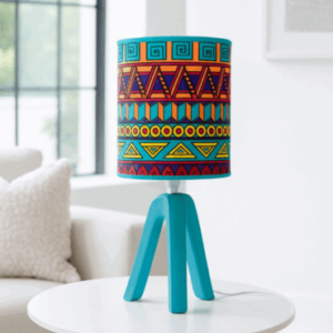Abat-jour artisanal wax - Réf. AB045 (H. 34 cm x Diam. chapeau 17 cm)