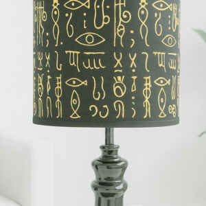 Abat-jour artisanal wax - Réf. AB066 (H. 68 cm x Diam. chapeau 30 cm)