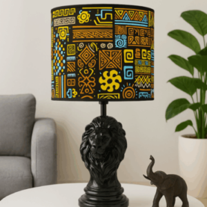 Abat-jour artisanal wax - Réf. AB07 (H. 62 cm x Diam. chapeau 28 cm)