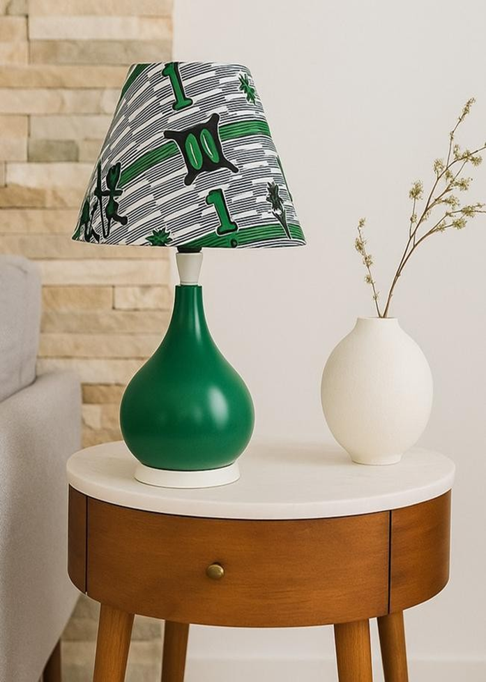 Abat-jour artisanal wax - Réf. AB071 (H. 41 cm x Diam. chapeau 13 cm)