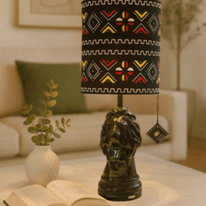 Abat-jour artisanal wax - Réf. AB08 (H. 62 cm x Diam. chapeau 28 cm)